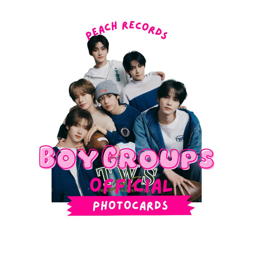Official Kpop Boy Group Photocards