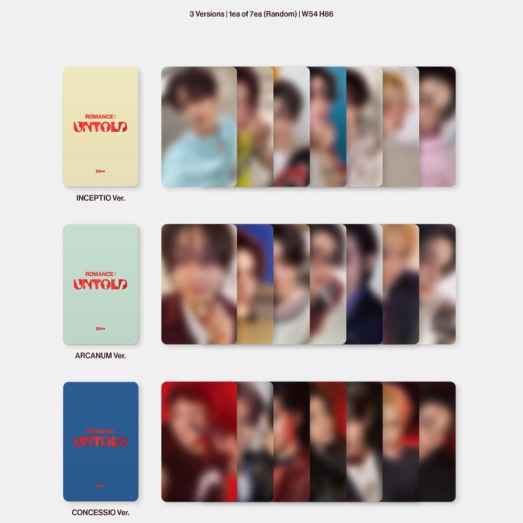 Enhypen - Romance Untold Albums (Inceptio, Arcanum & Concession)