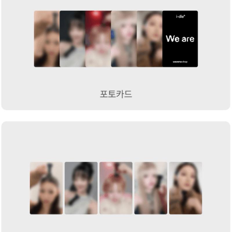 I-dle : We Are Albums & POB