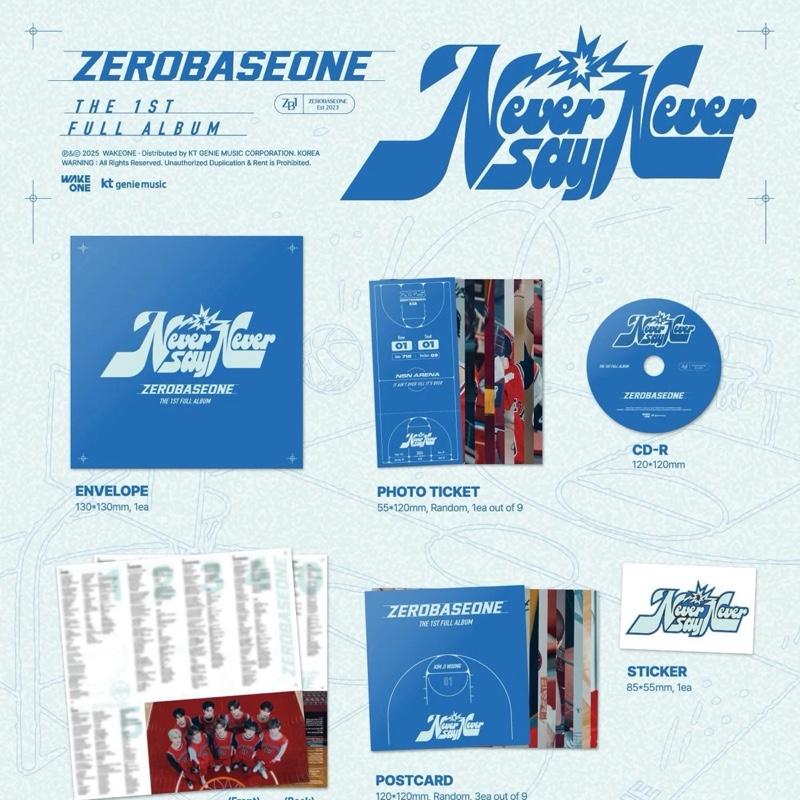 Zerobaseone - Never Say Never Albums