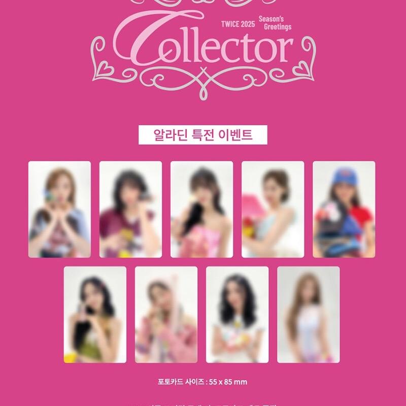 Twice - ‘Collector’ Seasons Greeting 2025 with Aladin preorder bonus