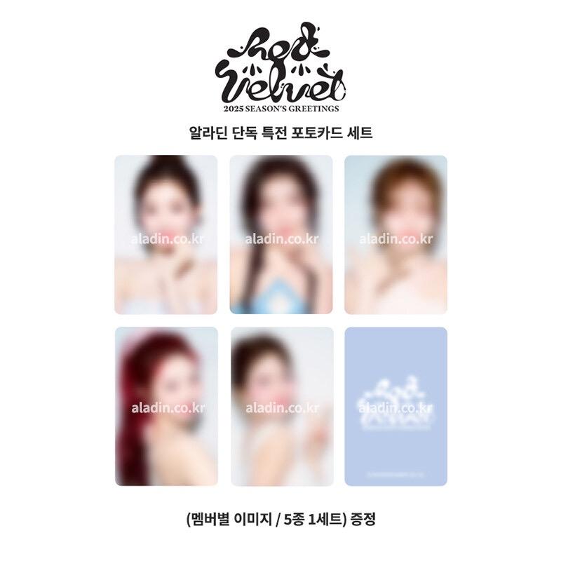 Red Velvet - Seasons Greeting 2025 with Aladin preorder bonus